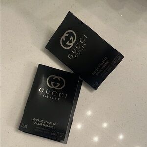 Gucci Guilty Toilette scent Set of 2! New GWP